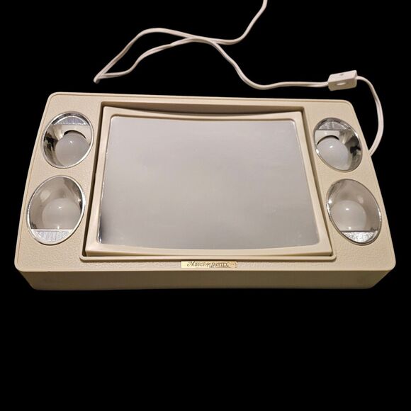 Mirror Go Lightly Jerdon Makeup Lighted Vanity Swivel Magnifying Stand Corded - Picture 8 of 16